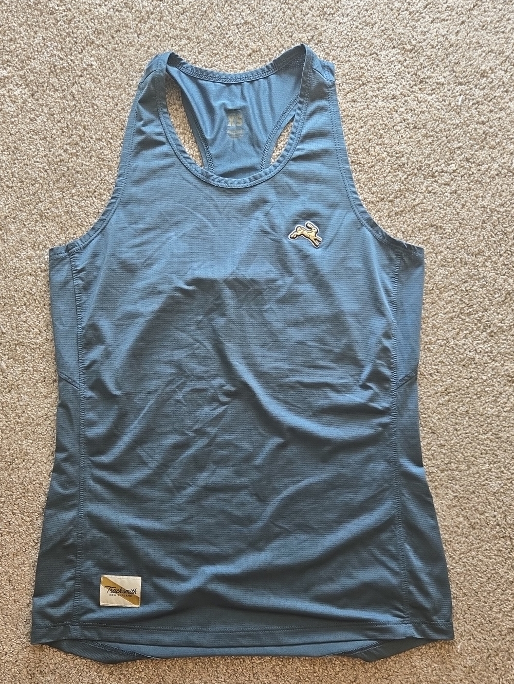 Women’s Blue Racerback Tracksmith Tank Top